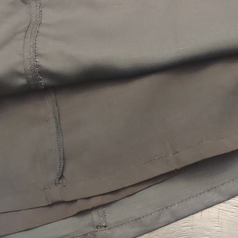 LOFT Black Cargo Lined Linen Blend A-Line Skirt 12 - Picture 12 of 15
